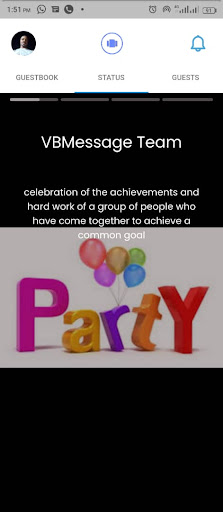 VBMessage Screen 3