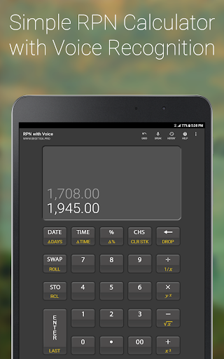 S3 RPN Calculator with Voice