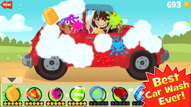 Amazing Car Wash Game For Kids - 3.7 - (Android)