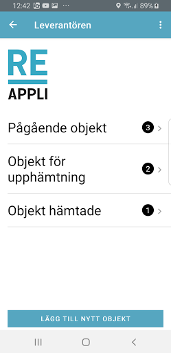 Android application ReAppli screenshort