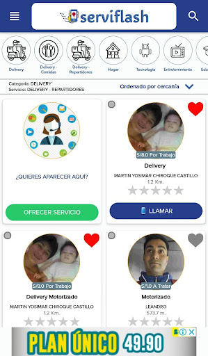 ServiFlash Servicio Directorio Screen 3