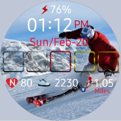 Android application Downhill Ski Time screenshort