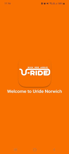 Android application U-Ride Norwich screenshort
