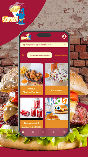 Android application Big Food Family screenshort