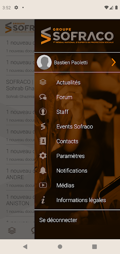 Groupe Sofraco Screen 3