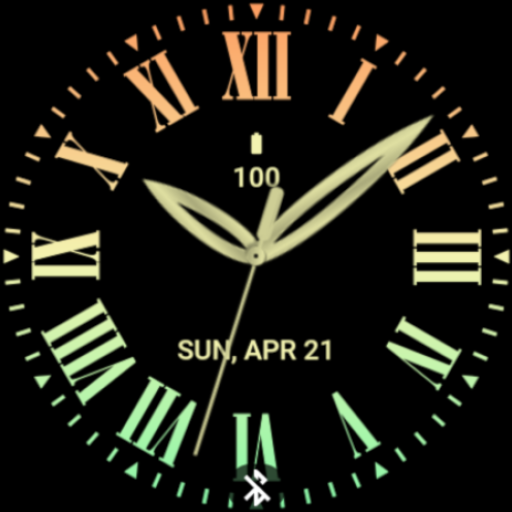 Orange Classic Watch Face