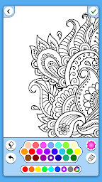 Mandala coloring book adults