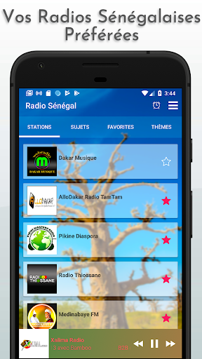 Android application Radio Sénégal screenshort