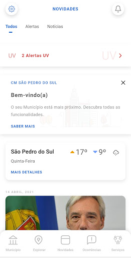 Android application São Pedro do Sul Município screenshort