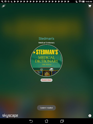 Screenshot of Stedman's Medical Dictionary