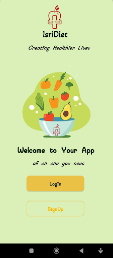 Android application IsriDiet screenshort