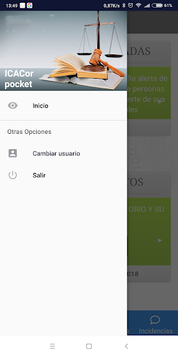 Centinela ICACor Screen 3