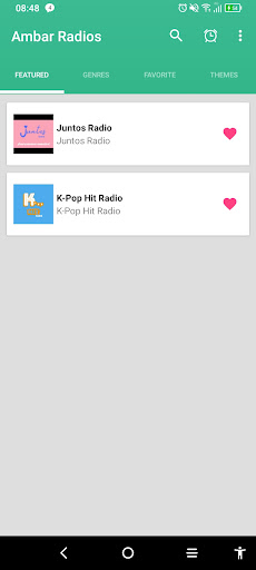 Android application Ambar Radios screenshort