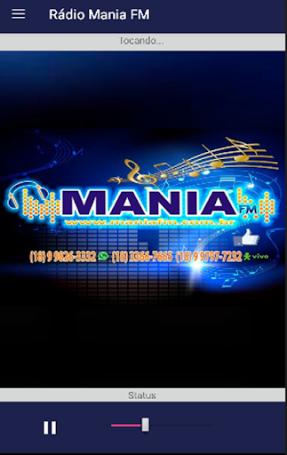 Android application Mania Fm Oficial screenshort