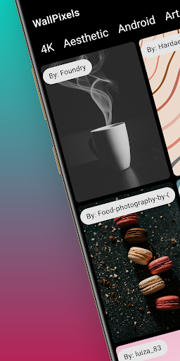 Android application WallPixels screenshort
