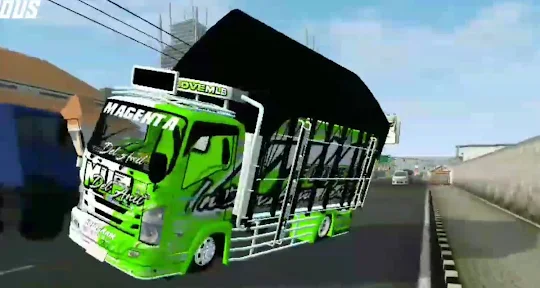 Bussid Truck Oleng Strobo Kece