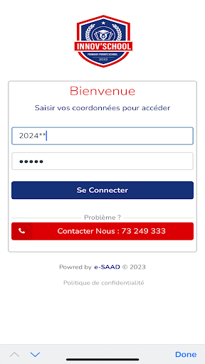 Android application Innov’School screenshort