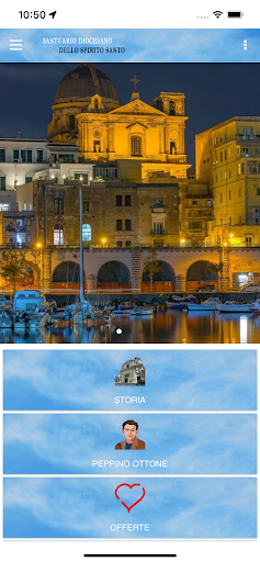Android application Santuario Spirito Santo screenshort