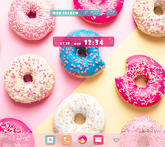 Colorful Donuts Theme 1.0.11 APK + Mod (Unlimited money) إلى عن على ذكري المظهر