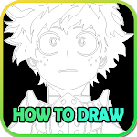 Cover Image of Herunterladen How to Draw My Hero Academia - Anime Step by Step 1.1 APK