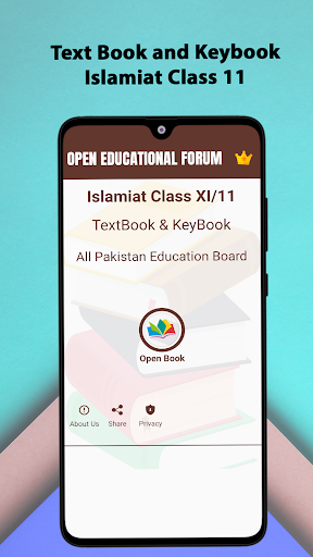 Android application Key Textbook Islamiat Class 11 screenshort