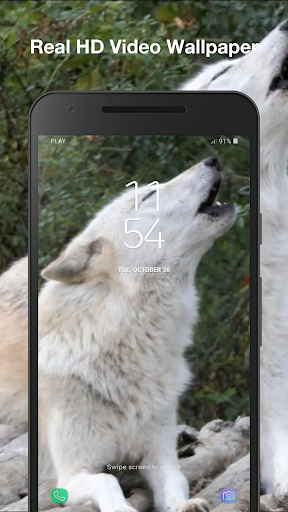 Wolf Live Wallpaper Pro Screen 3