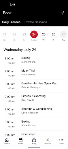 Ultimate Combat Training Screen 3