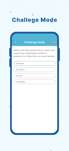 Android application Java Quiz screenshort