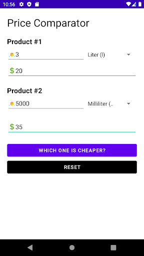 Price Comparator - Jetboost Screen 3