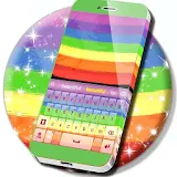 Watercolor Rainbow Keyboard icon