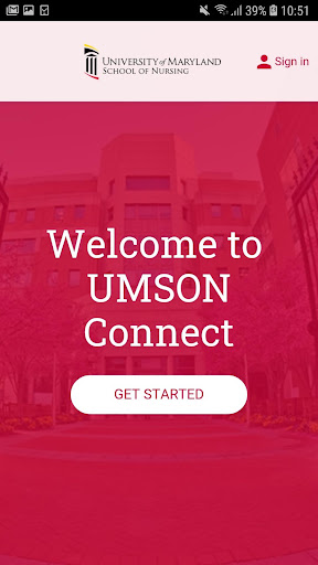 Android application UMSON Connect screenshort