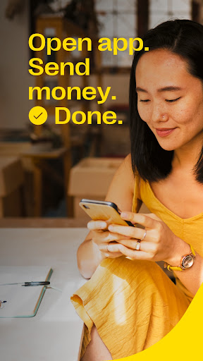 Android application Western Union Send Money screenshort