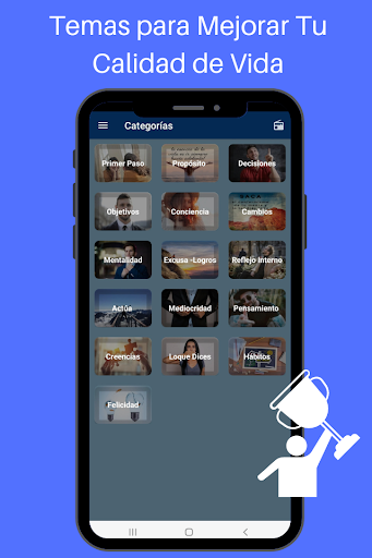 Android application Superación Personal screenshort