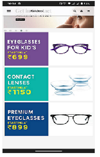 Android application Eyeclues screenshort