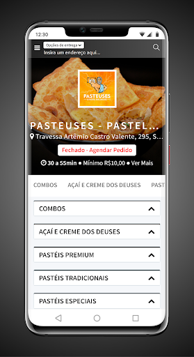 Android application Pasteuses screenshort
