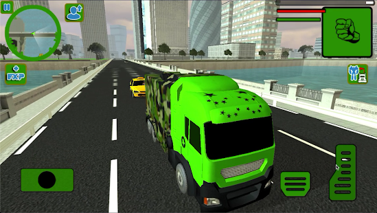 US Army truck robot transformation 1.0 APK screenshots 2