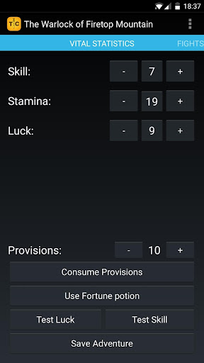 Android application Titan Companion screenshort