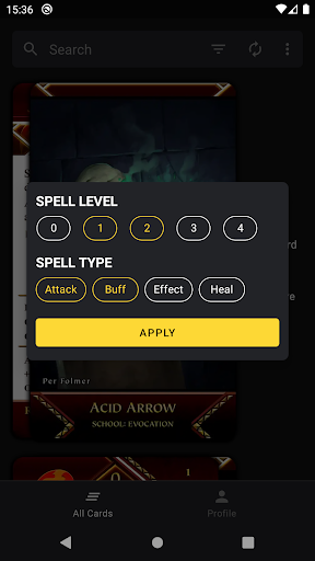 Critical Cards Mobile Screen 3