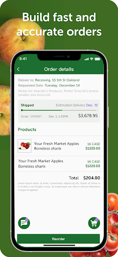 SunFed Ordering Screen 3