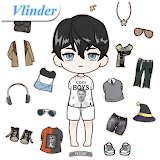 Vlinder Boy: Dress up games icon