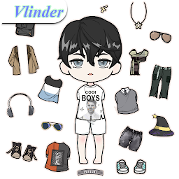 Vlinder Boy: Dress up games белгішесінің суреті