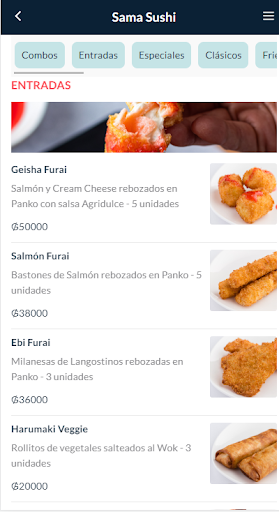 Sama Sushi Screen 2