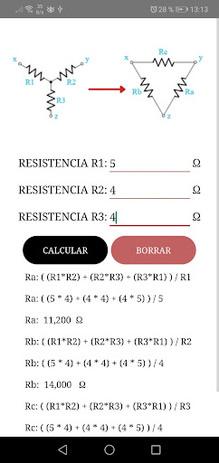 calculo de resistencias