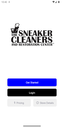 Android application THE SNEAKER CLEANERS screenshort