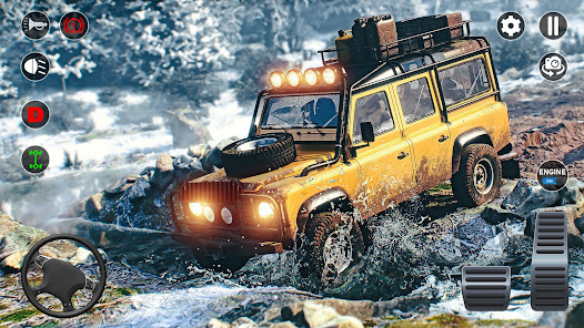 Car Driving Game-Offroad Jeep  screenshots 4