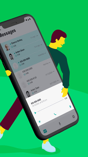 Fizz | Visual voicemail Screen 3