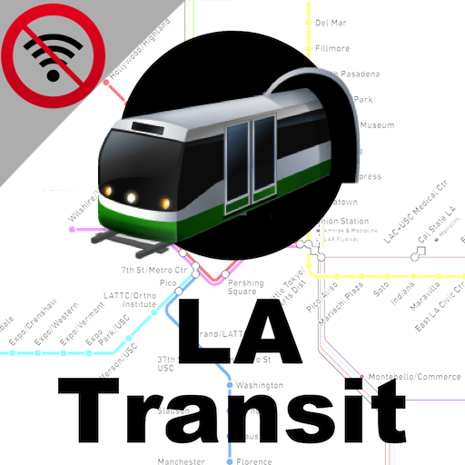 Los Angeles LA Bus Metro Rail 3.36 Icon