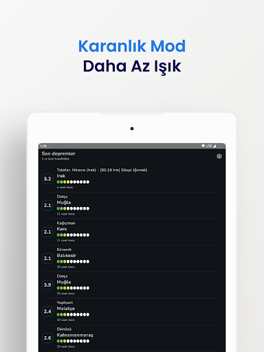 Depremler: Anlık ve Net screenshot 20