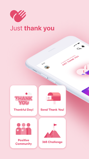 Android application Just Thank You - Gratitude SNS screenshort