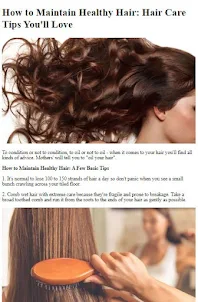 髪を気遣う方法